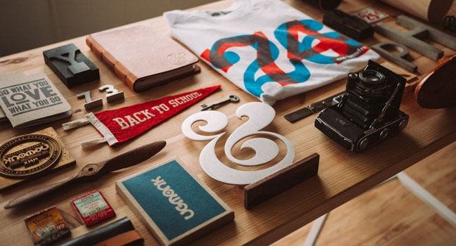 Brand identity and print design work